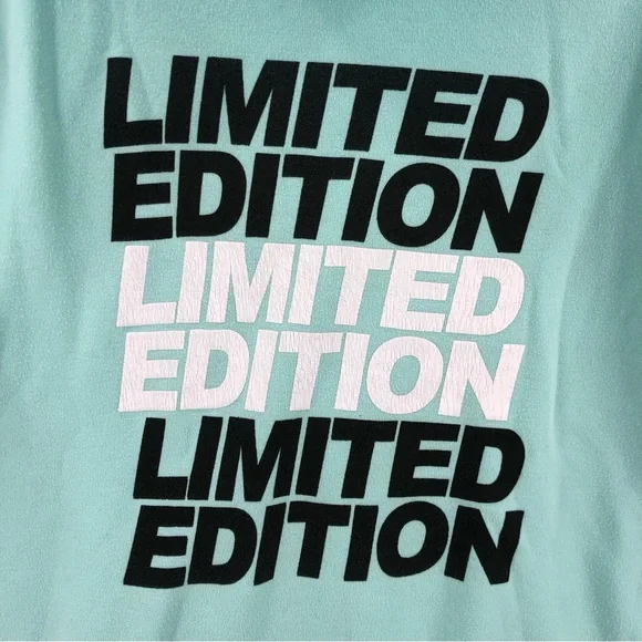 Rue21 Hoodie Womens Large Limited Edition Checkered Sleeve Kangaroo Pocket - Picture 12 of 13